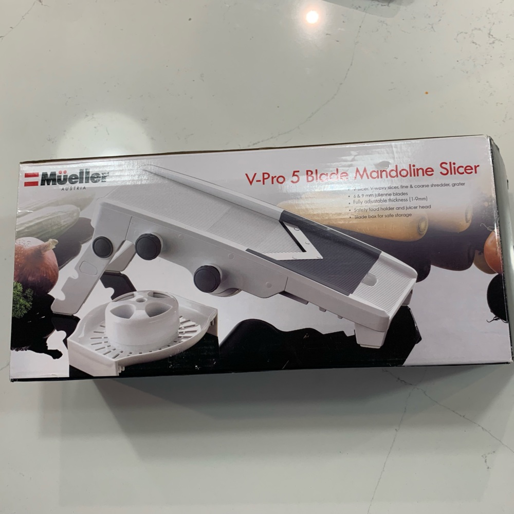 Mueller v-pro 5 blade mandoline slider